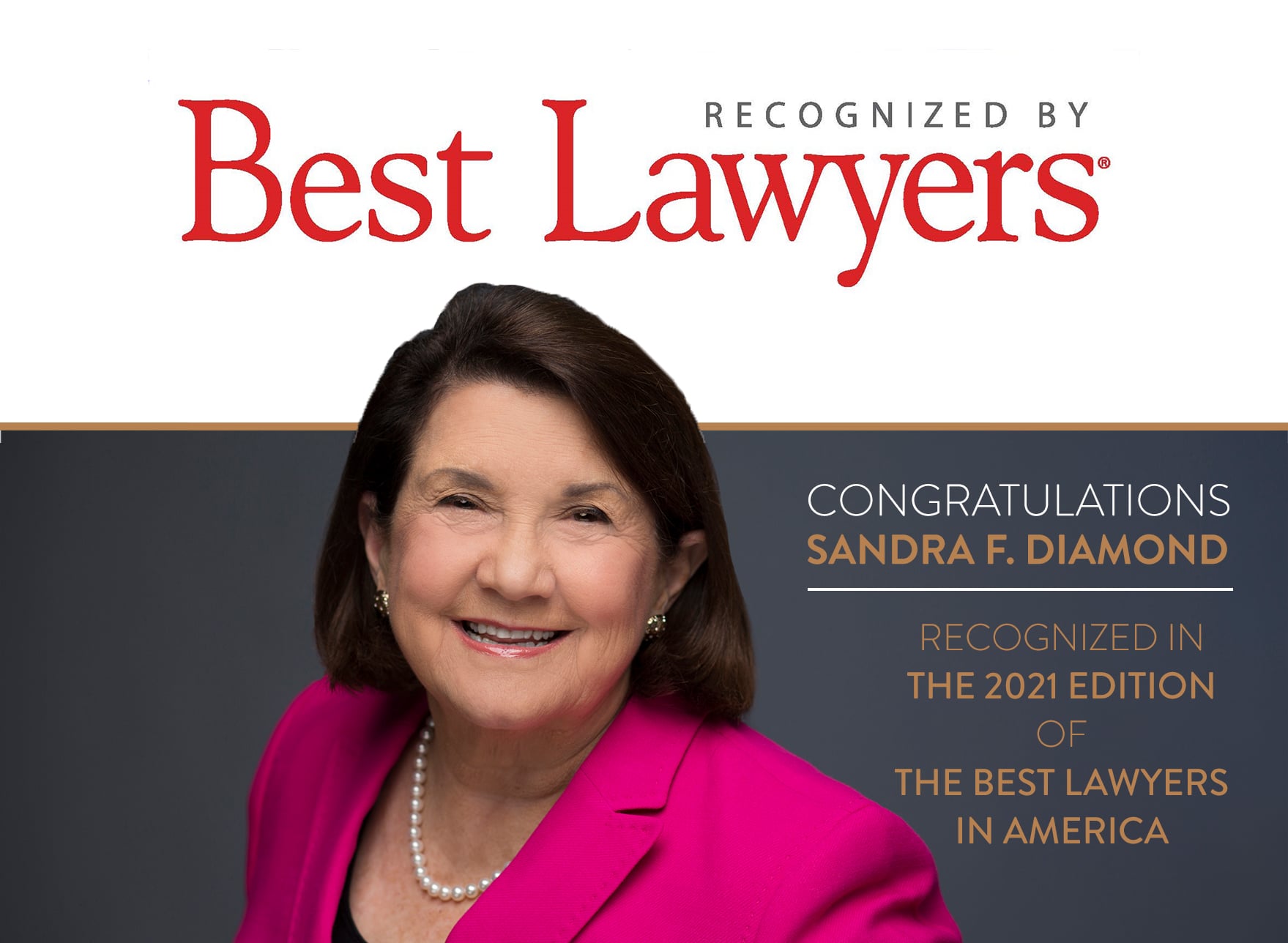 Sandra F. Diamond Best Lawyers in America 2021