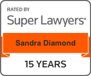 Sandra Diamond Super Lawyer 15 year badge
