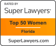 Sandra Diamond Super Lawyer Top 50 Women Florida Badge